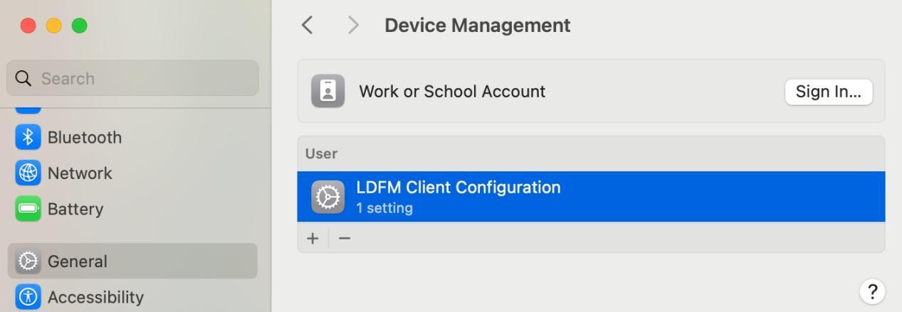 LDFM Installation Files